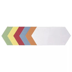 Moderationskarte - Rhombus, 205 x 95 mm, sortiert, 500 Stück