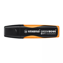 Umweltfreundlicher Textmarker - GREEN BOSS - Einzelstift - orange