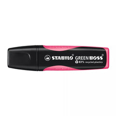 Umweltfreundlicher Textmarker - GREEN BOSS - Einzelstift - pink