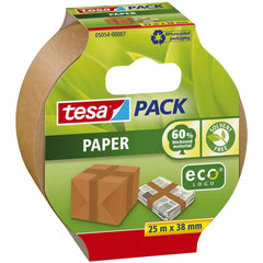 Verpackungsklebeband tesapack® Papier - 25 m x 38 mm, beige