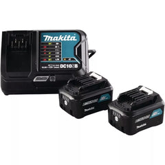 Makita Power-Source Kit BL1041B+DC10SB 18 V 2x4 Ah