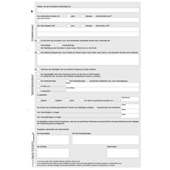 Niederschrift über die Ermittlung von Wildschaden / Jagdschaden gütliche Einigung (Blatt 2), A4, geblockt zu je 50 Blatt, 25 Stück