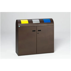 Wertstoffsammelstation WS 100R deep-brown