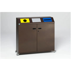 Wertstoffsammelstation WS 97 deep-brown