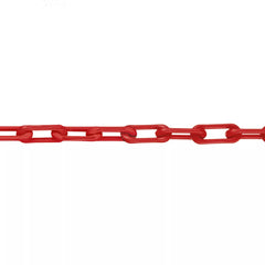 Nylon-Gliederkette, Mnk-Güte 6, geprüft, rot, 6 mm