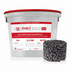 Kaltasphalt Easyphalt Pro 0/4 in 25 kg Eimer - 1 Palette (24 Eimer)