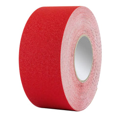 Vinyl-Tape Proline, staplergeeignetes Bodenmarkierband, selbstklebend, rot, 75 mm x 25 m, mit Antirutschprägung R10