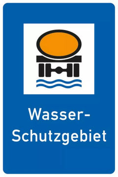 Verkehrszeichen 354 Wasserschutzgebiet - 1260x840 3 mm RA2