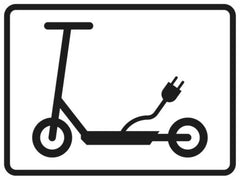 Verkehrszeichen 1010-68 Elektrokleinstfahrzeuge im Sinne der Elektrokleinstfahrzeuge-Verordnung (eKFV) - 315x420 2 mm RA1