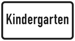 Verkehrszeichen 1012-51 Kindergarten - 231x420 2 mm RA1