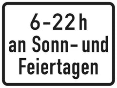 Verkehrszeichen 1042-35 Zeitliche Beschränkung - 315x420 2 mm RA1 Astifol