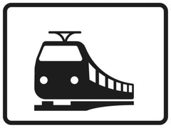 Verkehrszeichen 1048-18 Nur Schienenbahnen - 315x420 2 mm RA1