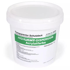 Transparenter Schutzlack auf Dispersionsbasis für maximal 8,3 m², 1 kg Gebinde