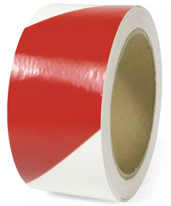 Warnmarkierung linksweisend, Folie, langnachleuchtend/rot,160-mcd, 50mm x 16m