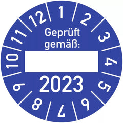 2023, Folie, Ø 30 mm, 10 Stück/Bogen