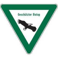 Allgemeines Hinweisschild AH 27 Geschützter Biotop SL 630