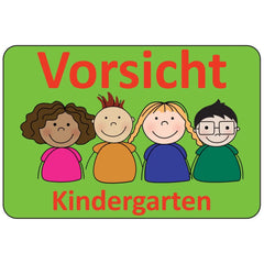 Kinderhinweisschild K11N Vorsicht Kindergarten 500 x 750 mm