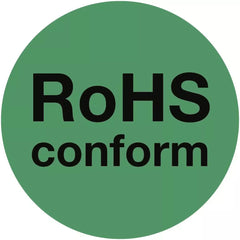 RoHS-Kennzeichen RoHS conform, Folie, Ø 15 mm, 10 Stück/Bogen