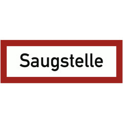 Saugstelle, Alu, 297x105 mm