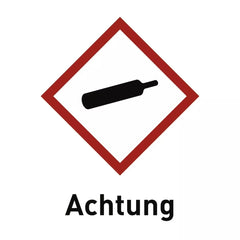 Gas unter Druck (GHS 04) Achtung, Folie, 105x148 mm