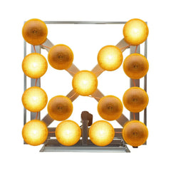 LED-Blinkpfeil LP15-W NiBus Wandbefestigung Leuchtkreuz mit Kabelhandsteuerung