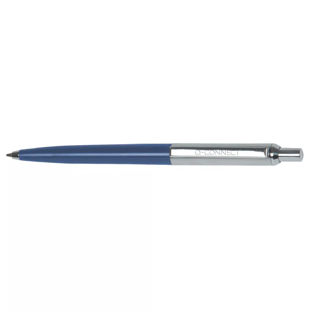 Büromaterial Druckkugelschreiber - M, blau silber für Bürobedarf