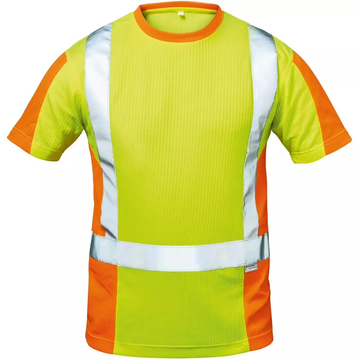 Warnschutz T-Shirt Utrecht, Größe S, gelb/orange, 75 Polyester/25 Baumwolle