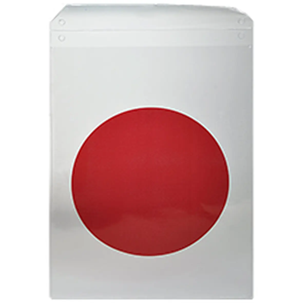 Formulare und Vordrucke Plastikhülle Roter Punkt, Schutzhülle für Bautafel, 220 x 320 mm, mit Lasche, 10 Stück für Bürobedarf