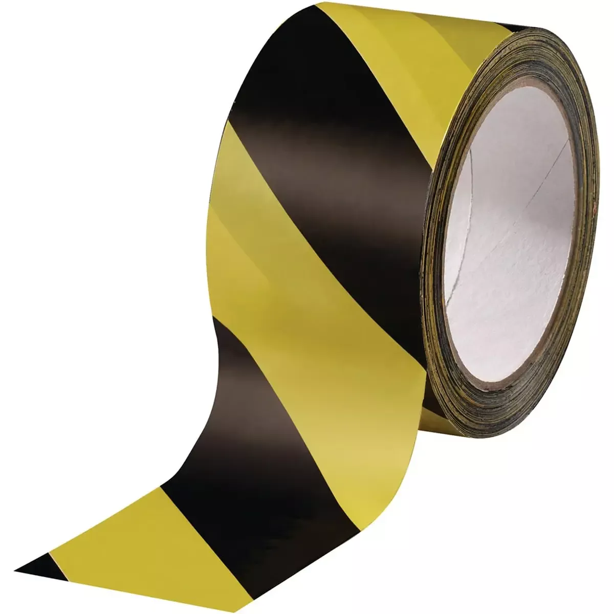 PVC-Warnstreifen-Klebeband schwarz-gelb, 66 m x 60 mm