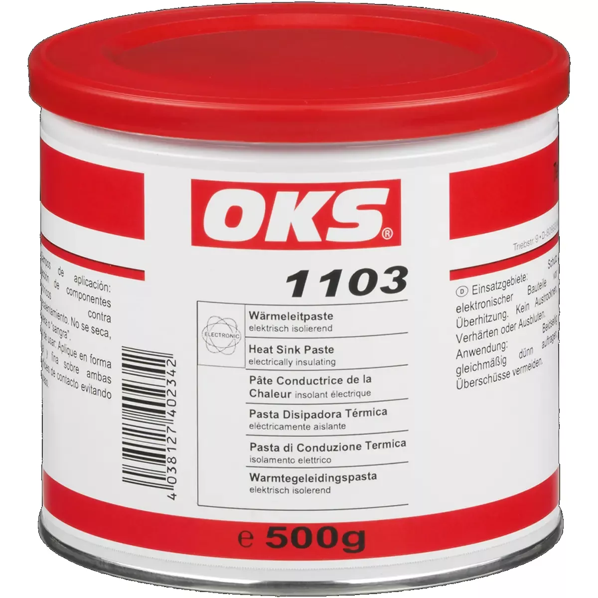 Betriebsmittel Wärmeleitpaste OKS 1103, 500 g Dose für Betriebsbedarf