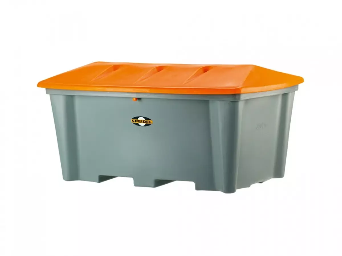 Streugutbehälter 500 Liter, orange-grau