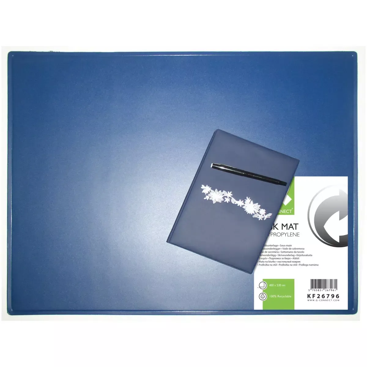 Büromaterial Schreibunterlage - 53 x 40 cm, blau für Bürobedarf
