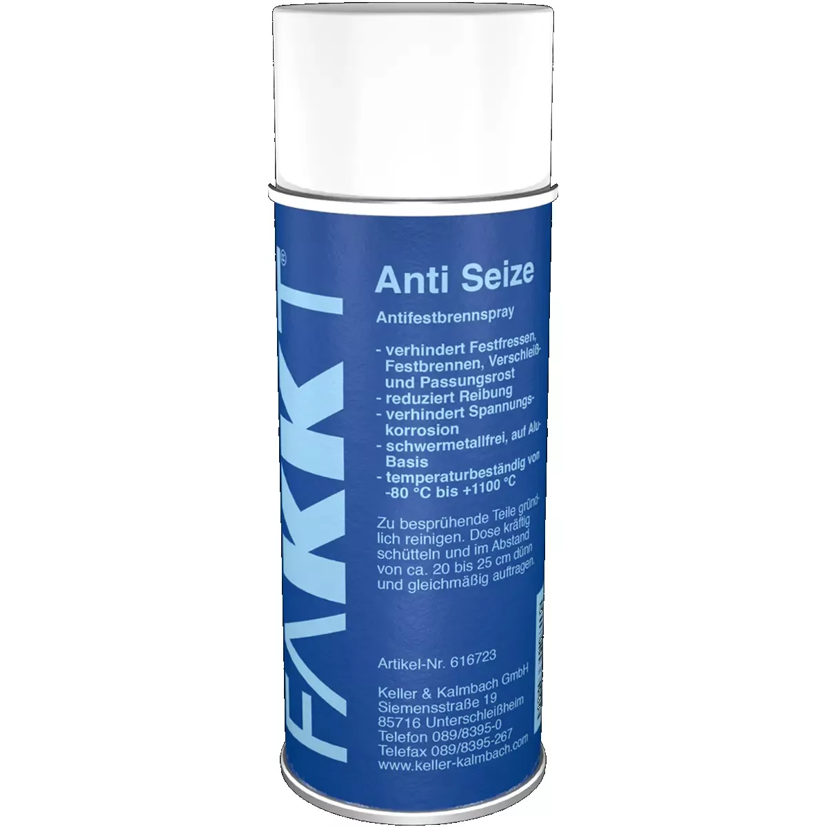 FAKKT Anti-Seize Hochleistungs-Schmiermittel, 400ml Spray 12 Stück