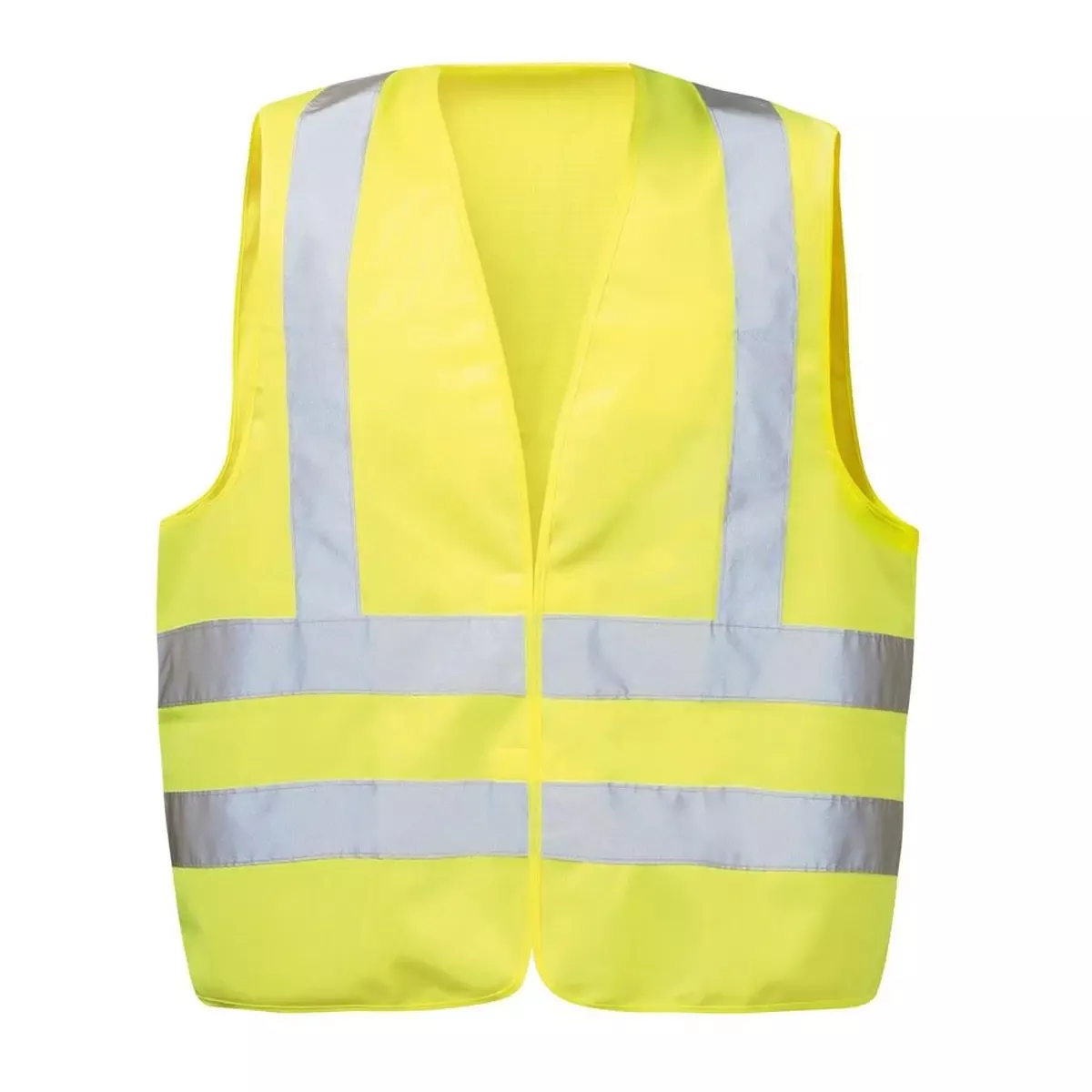 Warnweste EGON, aus Polyester, Farbe gelb, mit Schulterreflexband