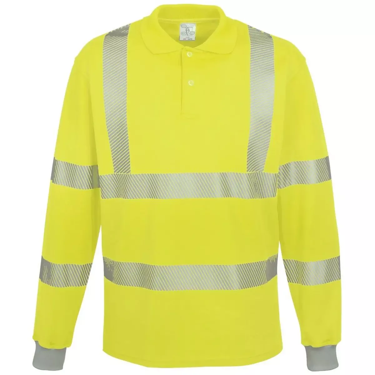 Warnschutz-Polo-Shirt, Farbe leuchtgelb, Gr.L
