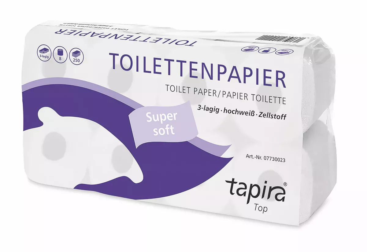 Toilettenpapier Top 3-lagig hochweiß 72x250 Blatt