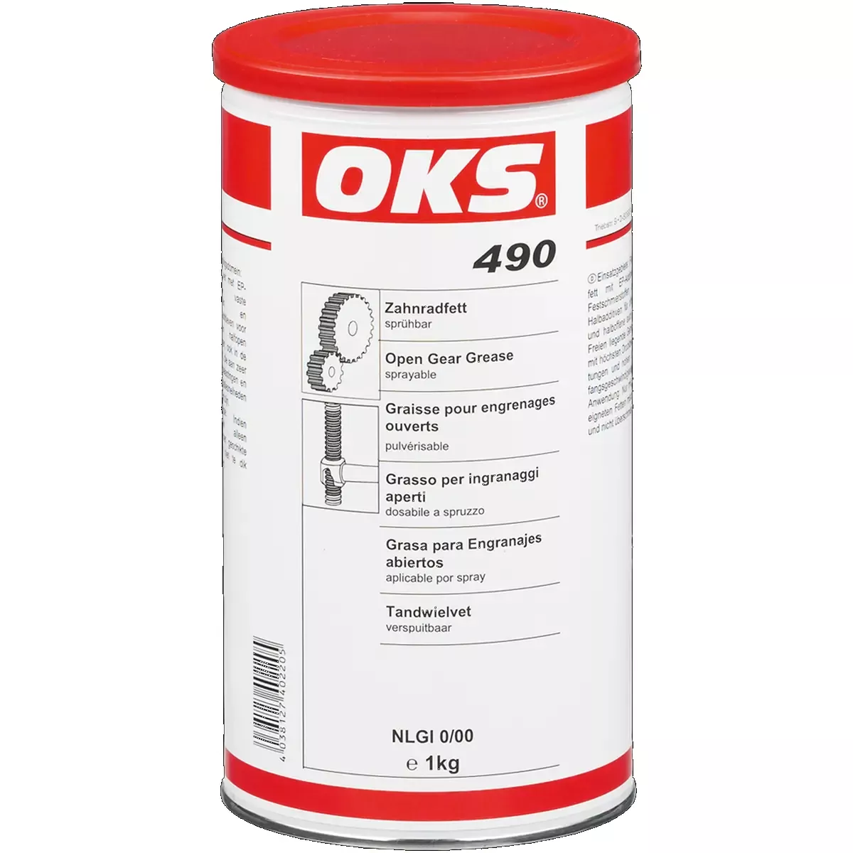Zahnradfett OKS 490, 1 kg Dose