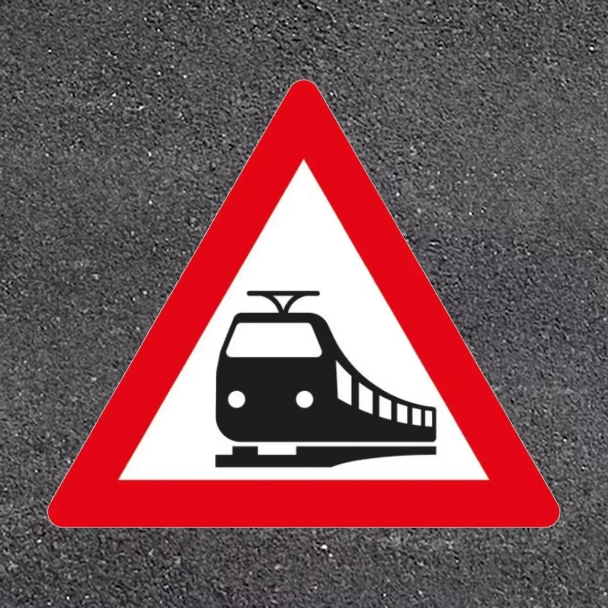 Verkehrszeichen 151 Fahrbahnmarkierung Bahnübergang, 1000 x 1000