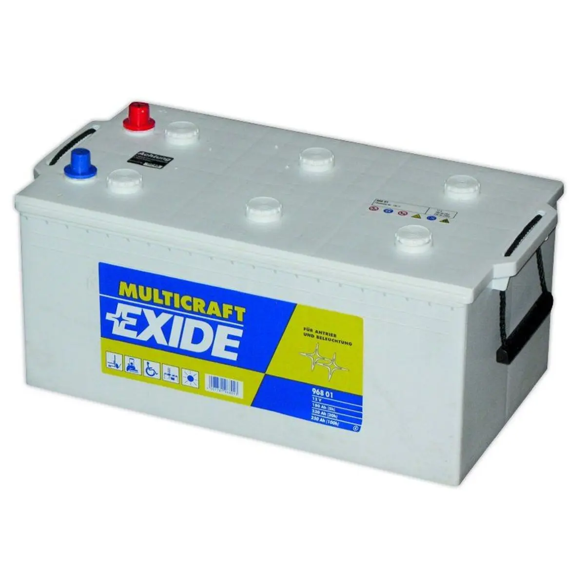 Batterien Blei-Säure-Akku Antriebsbatterie, 12 V, 230 Ah Bild 1 von 2 für Baustellenabsicherung