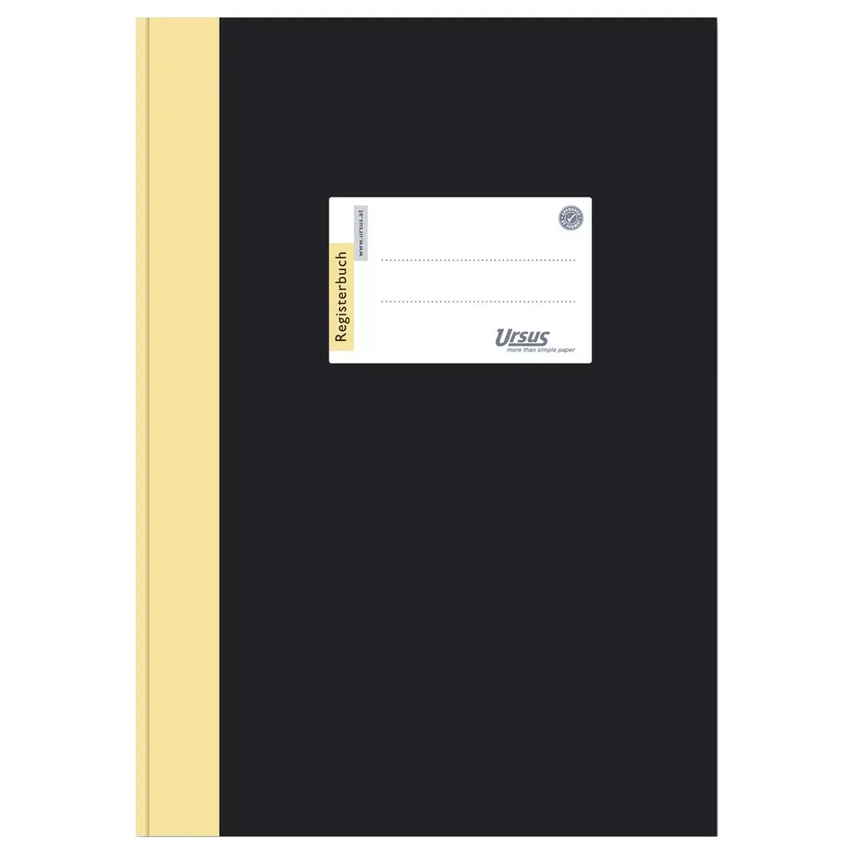 Büromaterial Registerbuch - A4, 96 Blatt, 80 g qm, 9 mm liniert für Bürobedarf