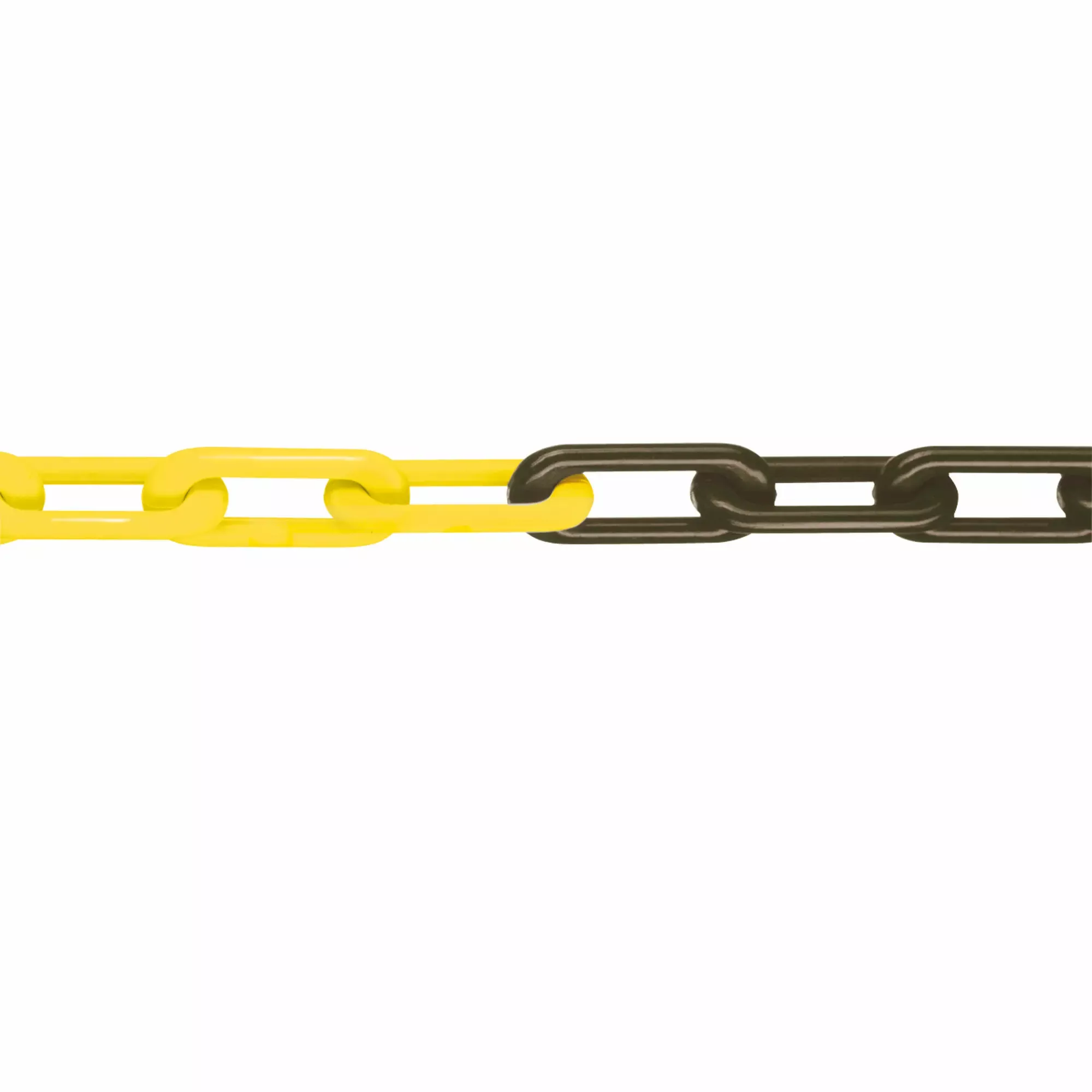 Nylon-Gliederkette, Mnk-Güte 8, geprüft, schwarz-gelb, 8 mm