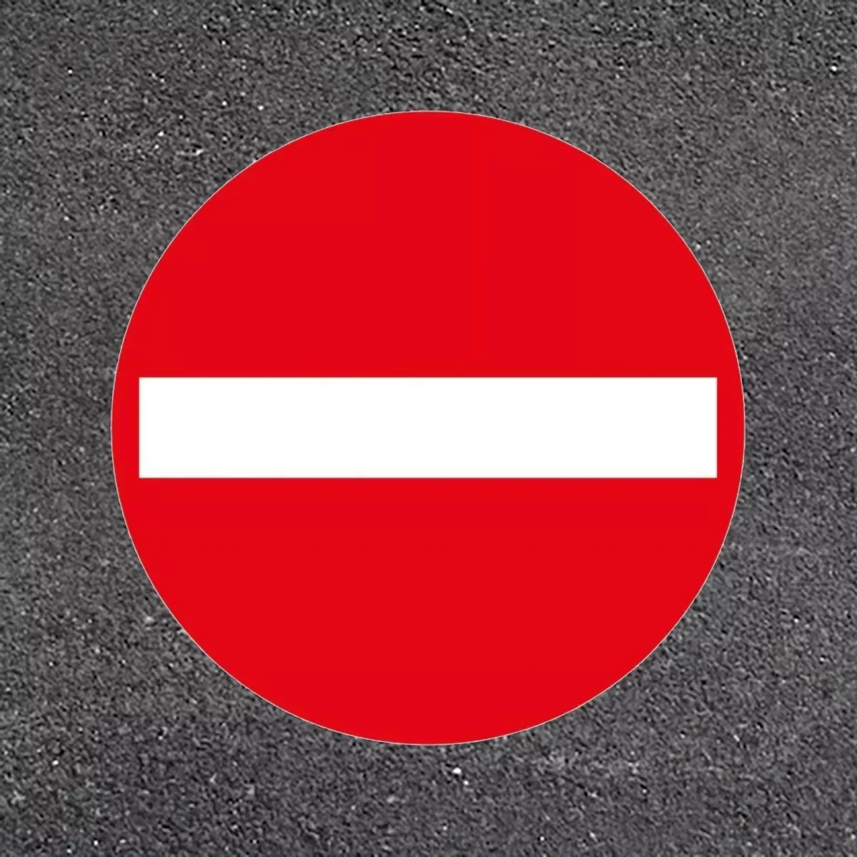 Verkehrszeichen 267 Fahrbahnmarkierung Verbot der Einfahrt, ø 1000
