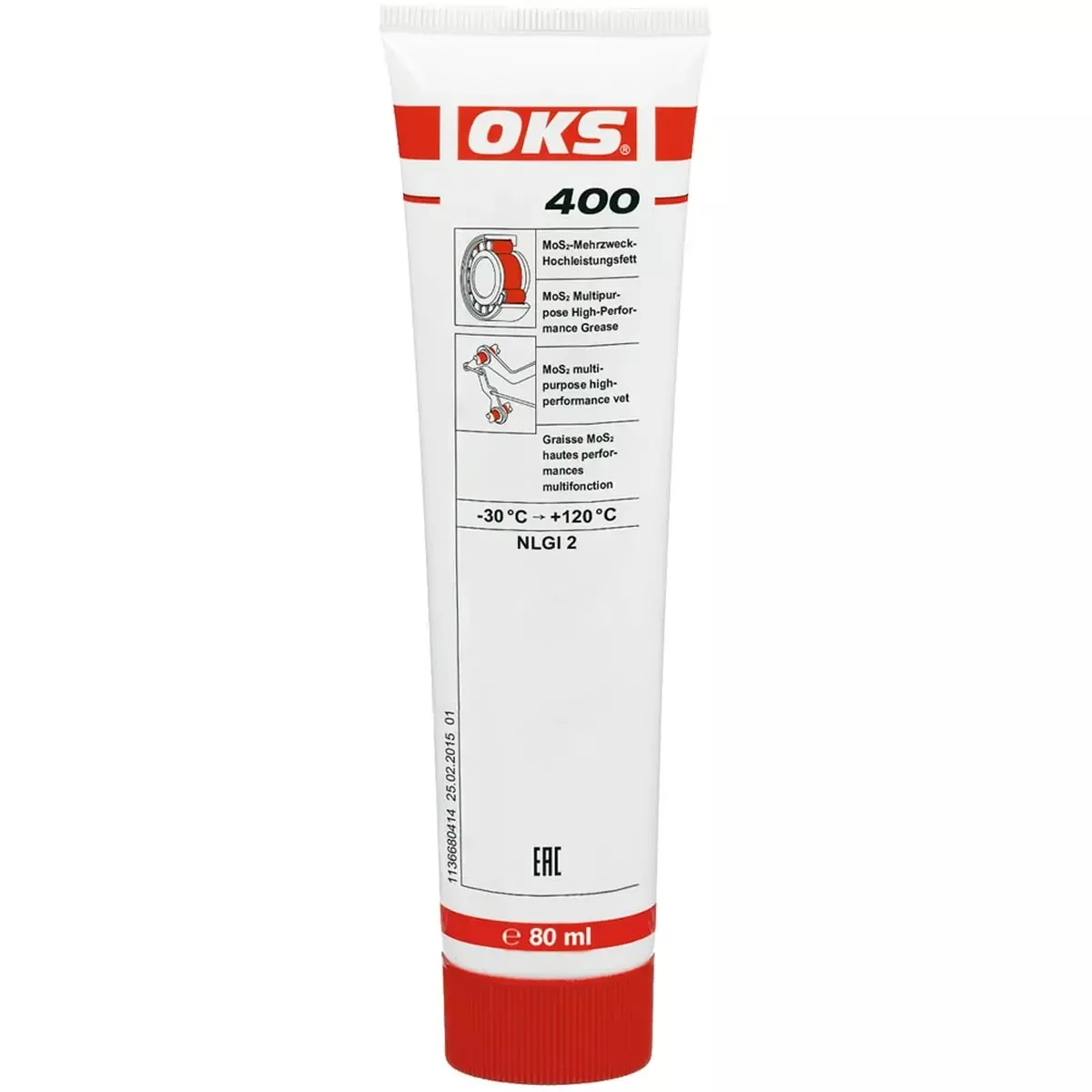 OKS 400 MoS2 Hochleistungsfett Mehrzweck 80 ml Tube