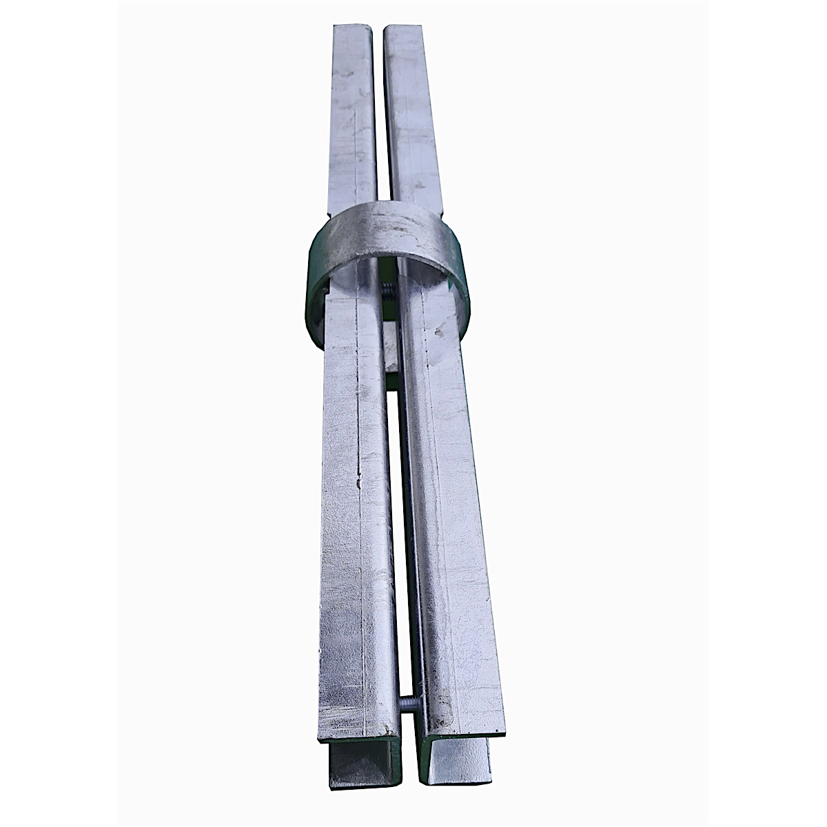 Rohrclip Maxi - Rohrverbinder mit Stahlmittelring, für Pfosten ø 76 mm, L 460 mm