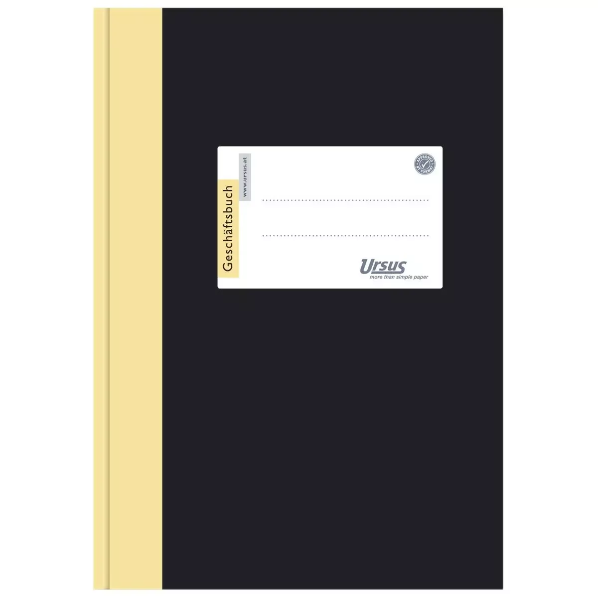 Büromaterial Geschäftsbuch - A4, 144 Blatt, 80g qm, 5 mm kariert für Bürobedarf