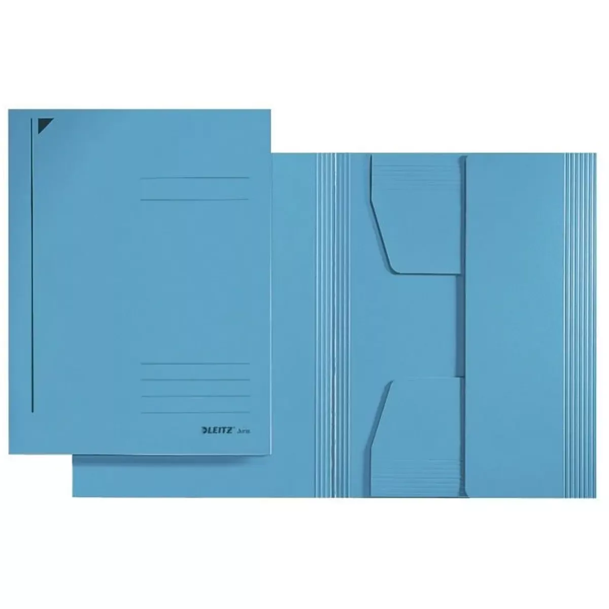 Büromaterial 3925 Jurismappe - A5, Pendarec-Karton 430g, blau für Bürobedarf