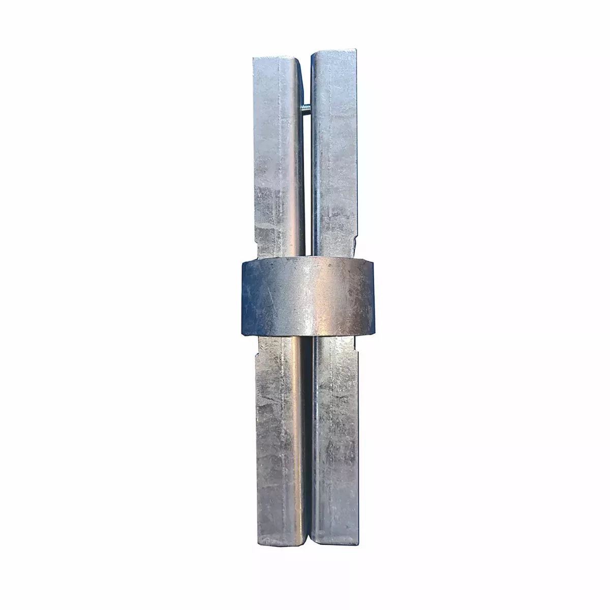 Rohrclip - Rohrverbinder mit Stahlmittelring, für Pfosten ø 76 mm, L 260 mm
