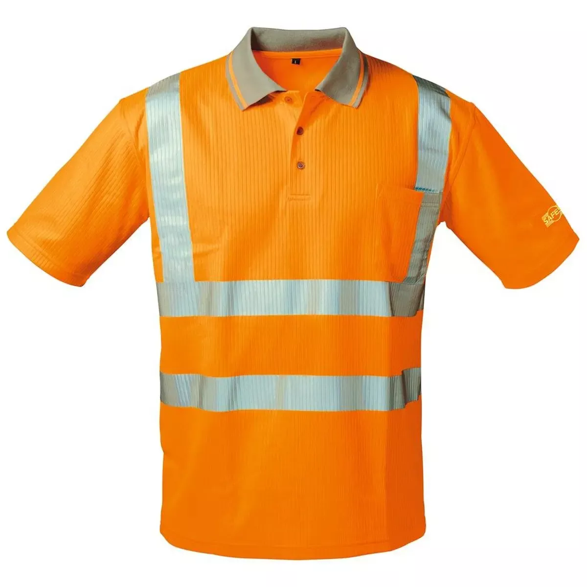 UV-Warnschutz-Polo-Shirt Mateo, Farbe orange, Gr. 3XL