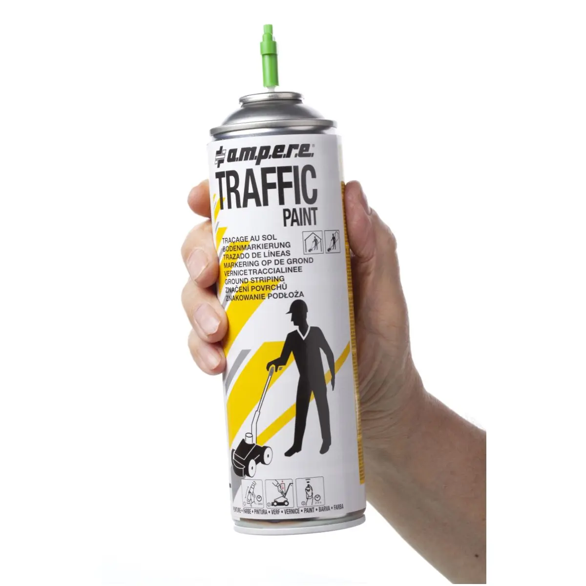 Bodenmarkierfarbe Traffic Extra Paint, 500 ml netto weiß 12 Dosen