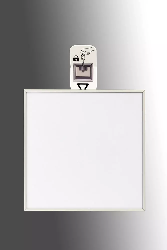 Hinweisschilder MADRID Schlüssel für Diebstahlsicherung, 7x3,3 cm Bild 2 von 2 für Warnen und hinweisen